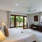 Villa Frangipani Bedroom Five with Study Area | Maenam, Koh Samui