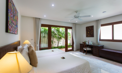 Villa Frangipani Bedroom Five with Study Area | Maenam, Koh Samui