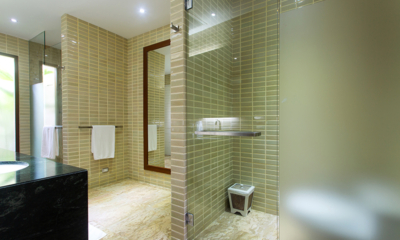 Villa Frangipani Bathroom Five with Shower | Maenam, Koh Samui