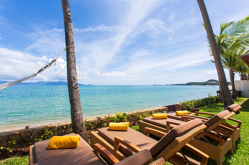Villa Frangipani Sun Beds with Sea View | Maenam, Koh Samui