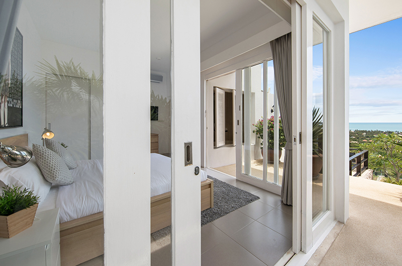 Villa Mullion Cove Bedroom with Ocean Views | Bophut, Koh Samui