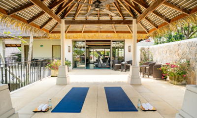 Villa Sila Yoga Area with Yoga Mats | Koh Samui, Thailand
