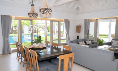 Villa Waterlily Living and Dining Area | Koh Samui, Thailand