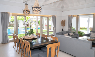 Villa Waterlily Living and Dining Area | Koh Samui, Thailand