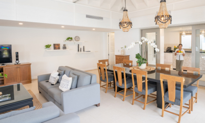 Villa Waterlily Living, Kitchen and Dining Area | Koh Samui, Thailand