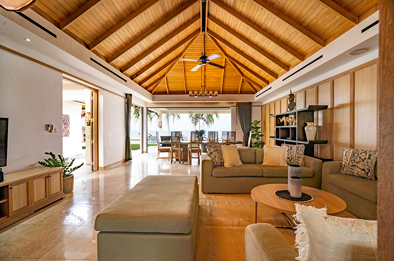 Villa Wayu Indoor Living and Dining Area | Koh Samui, Thailand