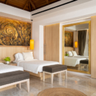 Villa Wayu Twin Bedroom with Mirror | Koh Samui, Thailand