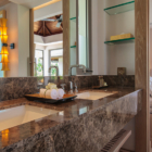 Villa Wayu His and Hers Bathroom with Mirror | Koh Samui, Thailand
