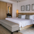 Villa Wayu Bedroom with Paintings | Maenam, Koh Samui