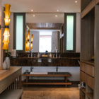Villa Wayu Bathroom with Lights | Maenam, Koh Samui