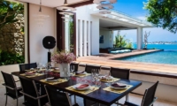 Villa Hin Samui Indoor Dining Area with Pool View | Bophut, Koh Samui