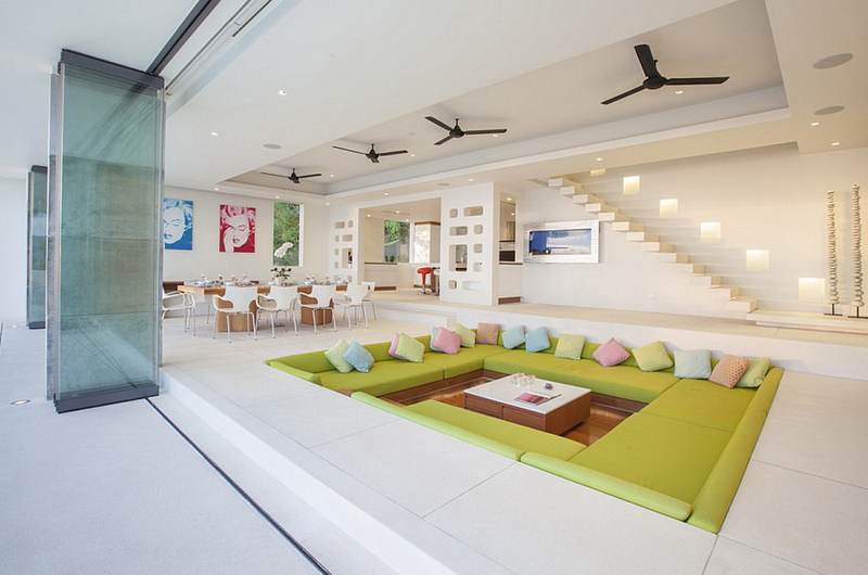 Villa Splash Indoor Living Area | Nathon, Koh Samui