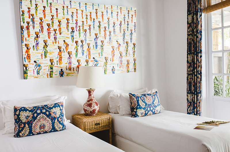 The Cotton House Twin Bedroom Area | Seminyak, Bali