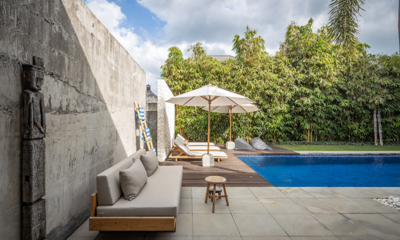 Villa Waha Pool Side Seating Area | Canggu, Bali