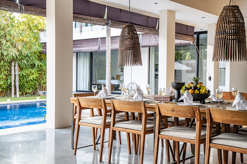 Villa Waha Dining Area with Pool View | Canggu, Bali