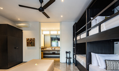 Villa Waha Spacious Bedroom Two with Bunk Beds | Canggu, Bali