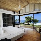 Sava Beach Villas Villa Cielo Bedroom with TV | Natai, Phang Nga