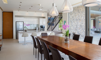 Sava Beach Villas Villa Cielo Kitchen and Dining Area | Natai, Phang Nga