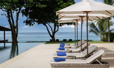 Sava Beach Villas Villa Cielo Pool Side Sun Beds with Sea View | Natai, Phang Nga