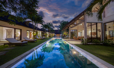 Abaca Villas Pool at Night | Seminyak, Bali