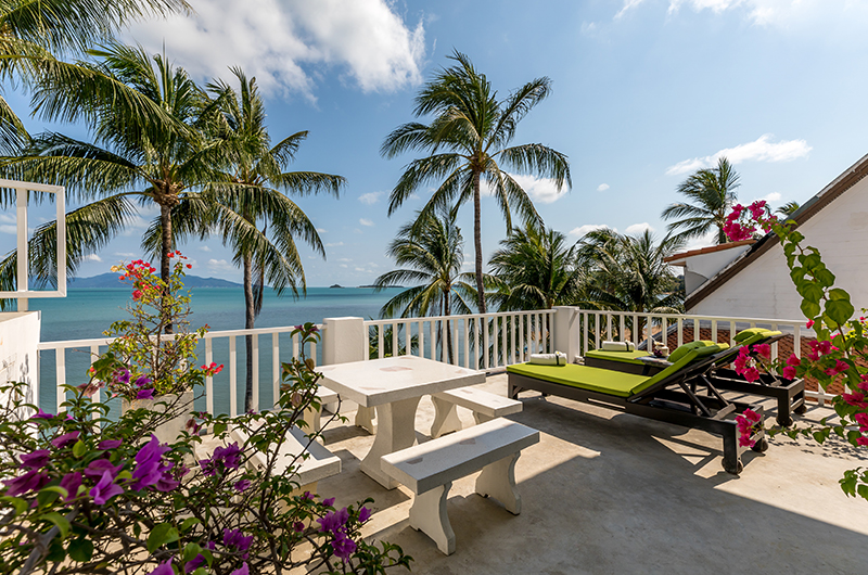 Villa M Up Stairs Sun Beds with Sea View | Bophut, Koh Samui