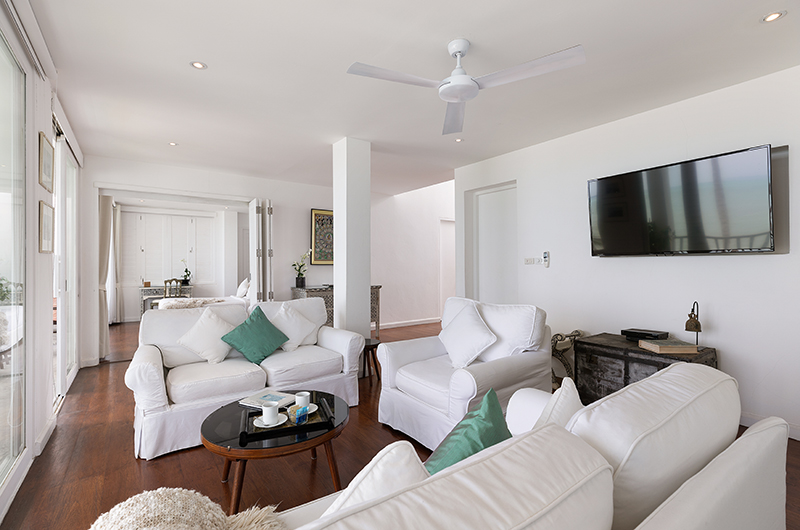Villa M Up Stairs Lounge Room with TV | Bophut, Koh Samui