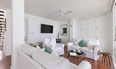 Villa M Lounge Room with TV | Bophut, Koh Samui