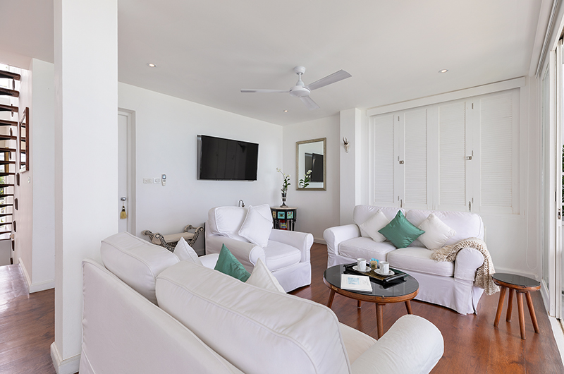 Villa M Lounge Room with TV | Bophut, Koh Samui