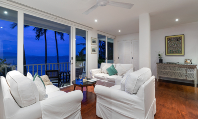 Villa M Lounge Room at Night | Bophut, Koh Samui