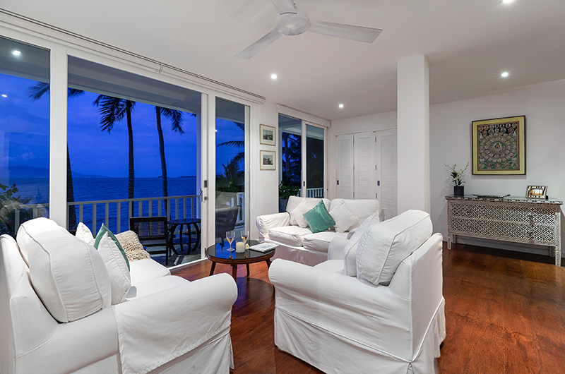 Villa M Lounge Room at Night | Bophut, Koh Samui