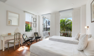 Villa M Bedroom Five with Twin Beds and View | Bophut, Koh Samui