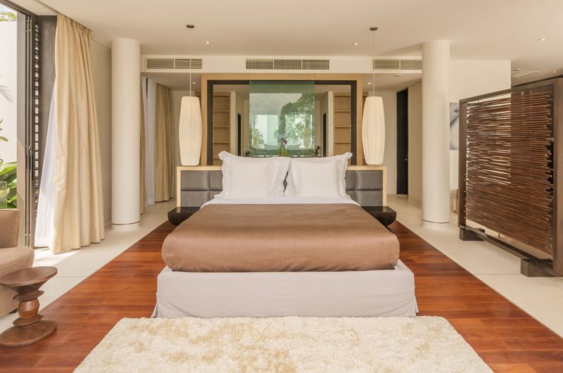 Baan Maprao Bedroom with Wooden Floor | Cape Yamu, Phuket