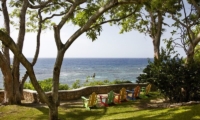 The Fleming Villa Beach Front Seating | Oracabessa, Jamaica
