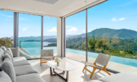 Samujana Villas 4br Lounge Area with Sea View | Koh Samui, Thailand