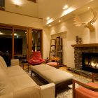 Annabel Living Room with Fire Place | Hirafu, Niseko