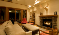 Annabel Living Room with Fire Place | Hirafu, Niseko