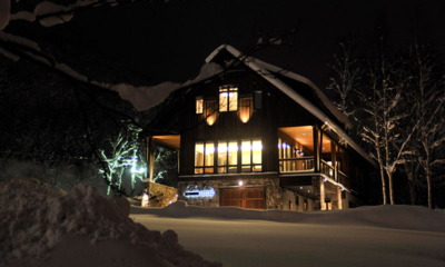 Annabel Exterior at Night | Hirafu, Niseko