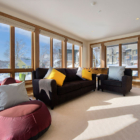 Annabel Living Area with View | Hirafu, Niseko
