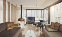 Glass House Living Room | Lower Hirafu Village, Niseko