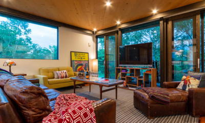 Gustav's Hideaway Living Area with TV | Hirafu, Niseko