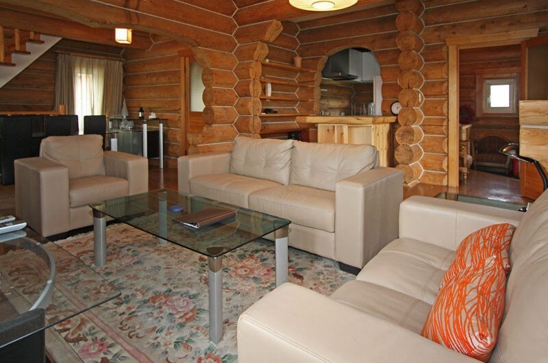 Kabayama Log House Living Room | Hirafu St Moritz, Niseko