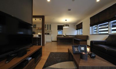 Karamatsu Living Room | Middle Hirafu Village, Niseko