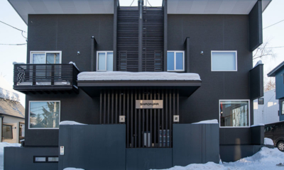 Shirokuma Chalets One Outdoor Area with Snow | Hirafu, Niseko