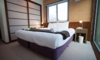 Toshokan Townhouses Bedroom Two Front View | Middle Hirafu Village, Niseko
