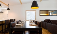 Forest Estate Dining Area And Breakfast Bar | Middle Hirafu Village, Niseko