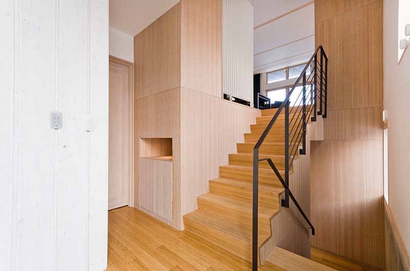 Forest Estate Stair Case | Middle Hirafu Village, Niseko