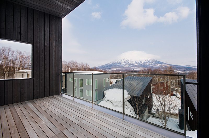 Forest Estate Balcony | Middle Hirafu Village, Niseko