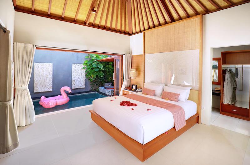 Legian Kriyamaha Villa Bedroom with Pool View | Legian, Bali