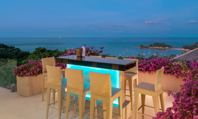 Baan Bon Khao Samui Open Plan Bar Counter with View | Choeng Mon, Koh Samui
