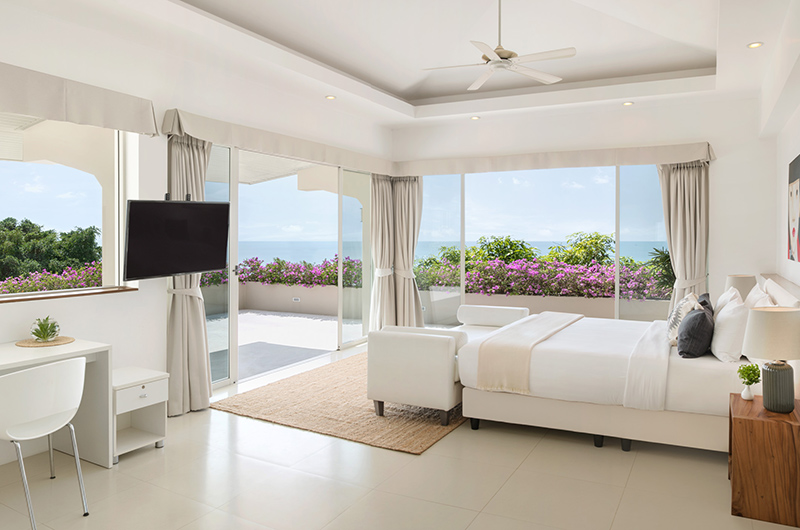 Baan Bon Khao Samui Master Bedroom with Sea View | Choeng Mon, Koh Samui